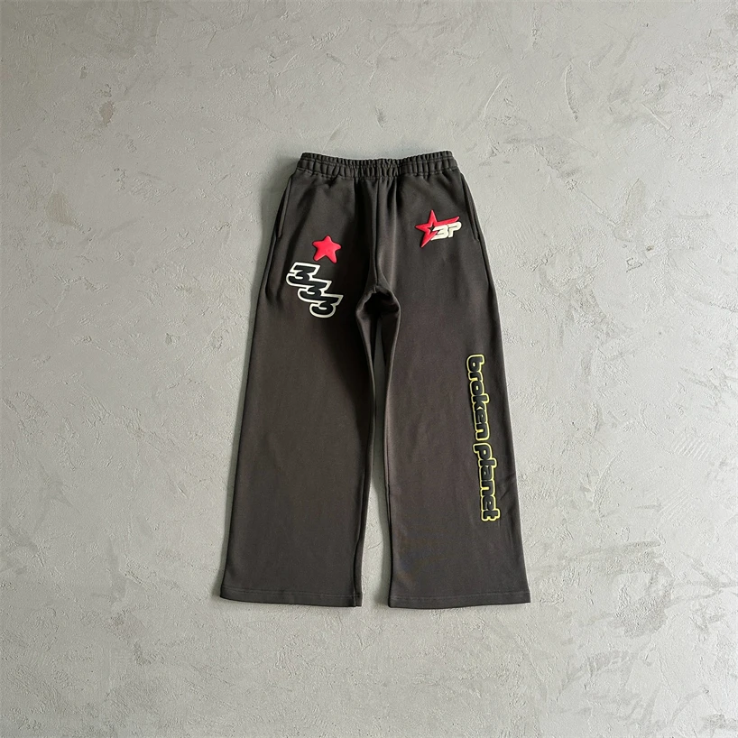

Zip Hoodie New Broken Planet SOOT BLACK Matching Sweatpants Men's Cotton Pants Best Quality Original UK BPM Sun Fire Trousers