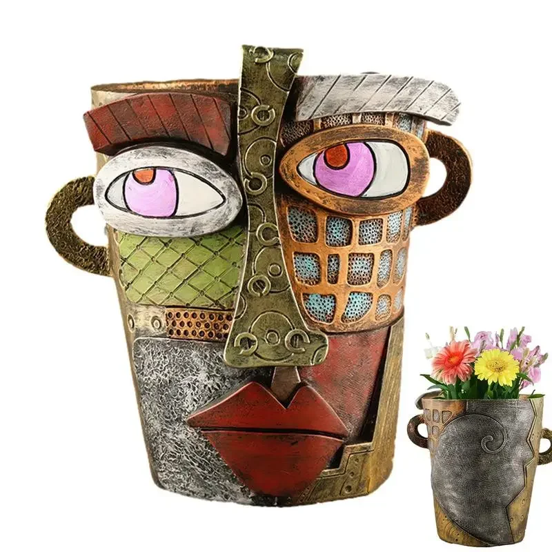 Colorful Resin Head Flower Pots With Handles Creative And Funny Unique Succulents Plant Pot For Balcony Living Room Offices
Colorful Resin Head Flower Pots With Handles Creative And Funny Unique Succulents Plant Pot For Balcony Living Room Offices