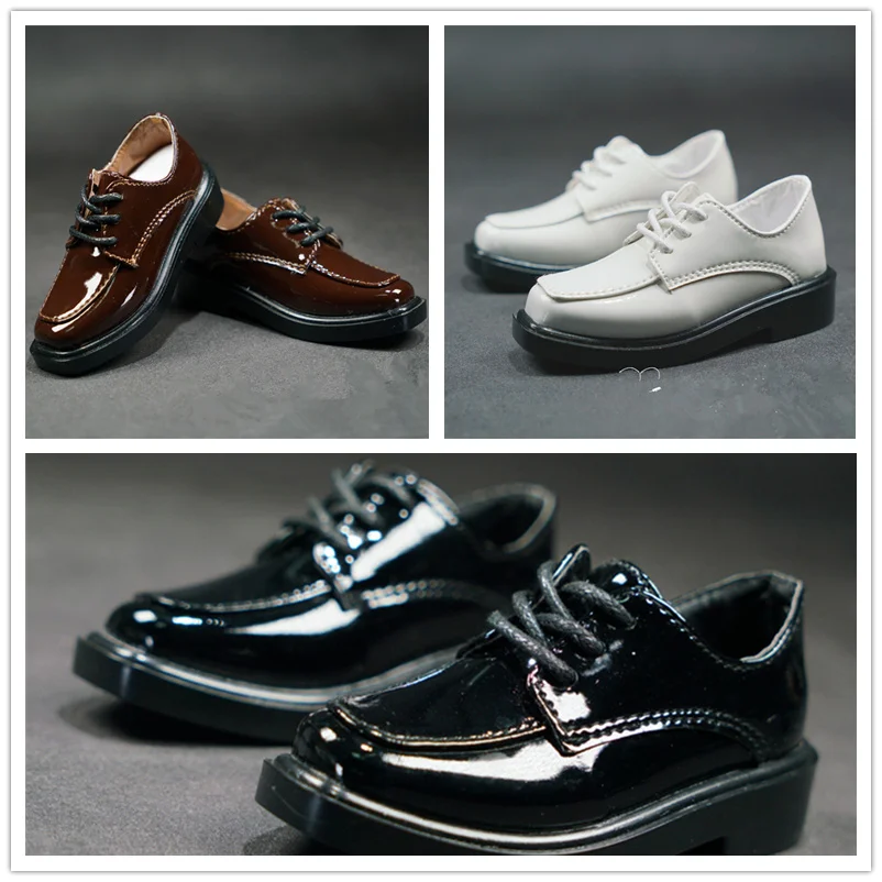

BJD doll shoes suitable for 1/3 1/4 uncle size gentleman strap suit shoes leather 1/3 shoes doll accessories