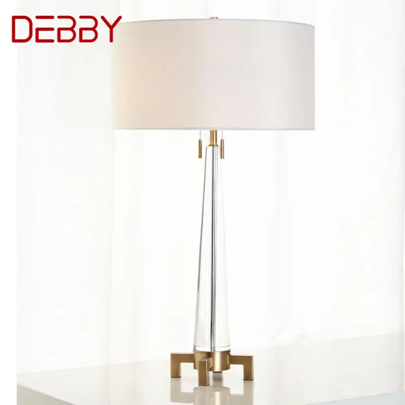 DEBBY Modern Crystal Table Lamp LED Nordic White Creative Bedside Desk Light Decor for Home Living Room Bedroom Hotel
DEBBY Modern Crystal Table Lamp LED Nordic White Creative Bedside Desk Light Decor for Home Living Room Bedroom Hotel