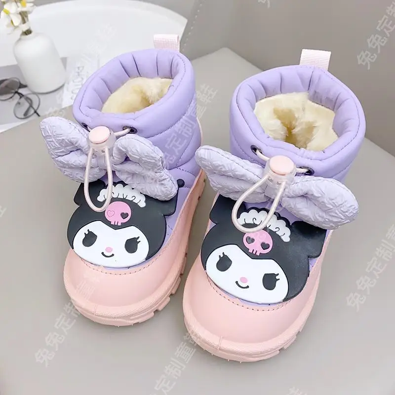Kawaii Sanrio Boots Children Cotton Shoes Cute Winter Kuromi Princess Plush Warm Thickening Non-Slip Snow Boots Toys Girls Gifts
Kawaii Sanrio Boots Children Cotton Shoes Cute Winter Kuromi Princess Plush Warm Thickening Non-Slip Snow Boots Toys Girls Gifts