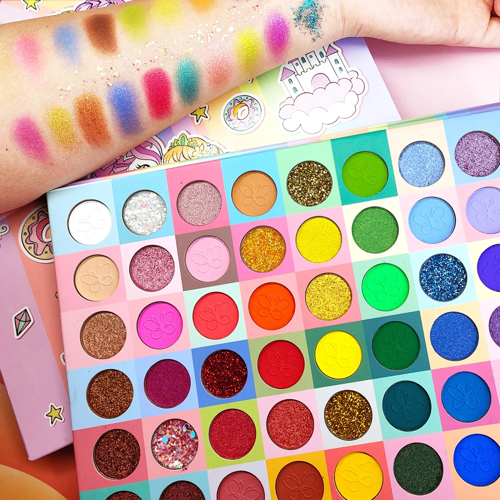 ICYCHEER Eyeshadow Palette 48 Color Pressed Glitter Shimmer Matte Green Eye Shadow Palett Neon Metallic Makeup Cosmetics 
ICYCHEER Eyeshadow Palette 48 Color Pressed Glitter Shimmer Matte Green Eye Shadow Palett Neon Metallic Makeup Cosmetics