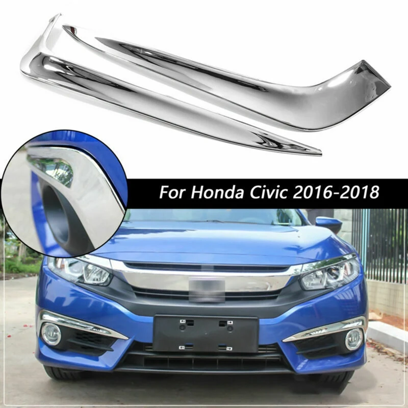 Для Honda Civic 10 2016-2018, Хромированная передняя противотуманная фонарь, зеркальная отделка
Для Honda Civic 10 2016-2018, Хромированная передняя противотуманная фонарь, зеркальная отделка