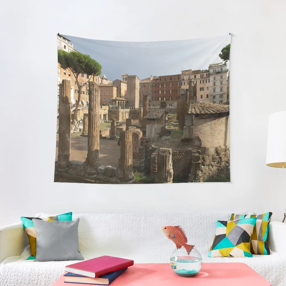 

Largo di Torre Argentina, Rome Italy Tapestry Tapestry Wall Hanging Aesthetics For Room Anime Decor Carpet On The Wall