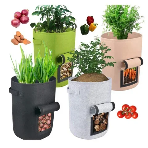 Plant Grow Bags home garden Potato pot greenhouse Vegetable Growing Tamto Chili Moisturizing jardin Vertical Garden Bag Tools
Plant Grow Bags home garden Potato pot greenhouse Vegetable Growing Tamto Chili Moisturizing jardin Vertical Garden Bag Tools