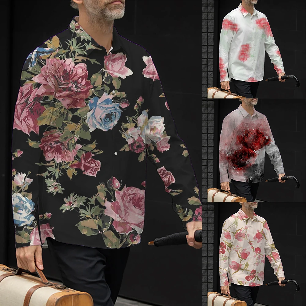 Mens Flower Print Long Sleeve Muscle Band Collar Button Down Shirt Party T Dress Up Fashion Holiday Shirt Tops
Mens Flower Print Long Sleeve Muscle Band Collar Button Down Shirt Party T Dress Up Fashion Holiday Shirt Tops