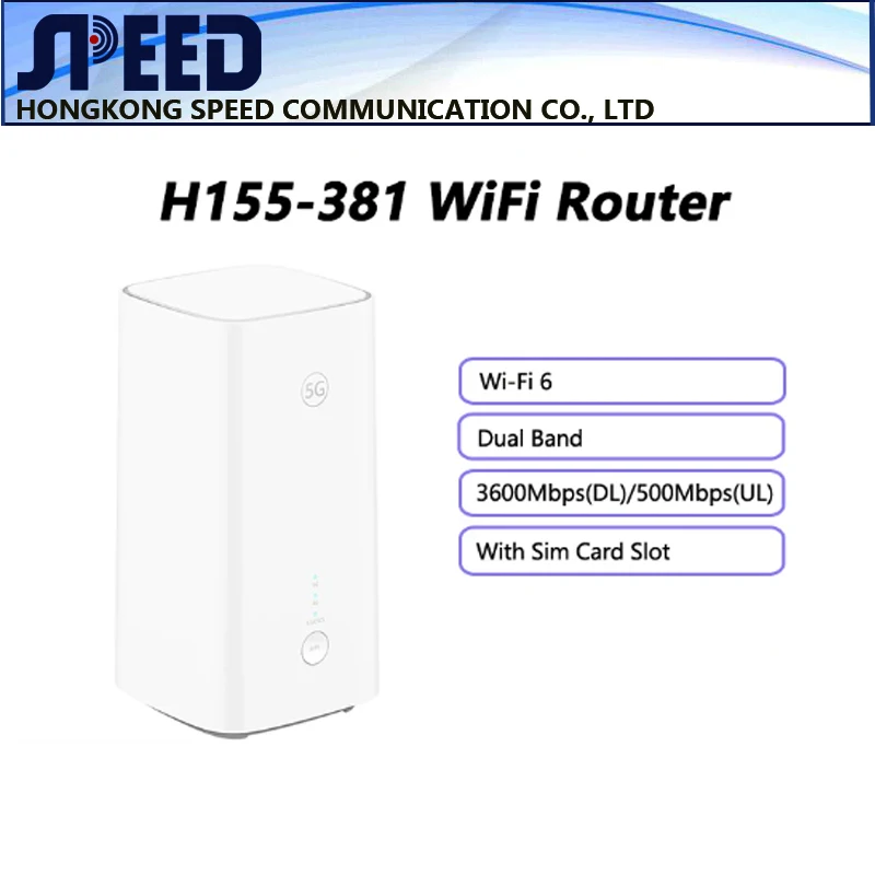 Huawei Brovi 5G CPE 5 H155-381 разблокированный сим-карта беспроводной маршрутизатор модем 3.6 Гбит/с Φ NSA/SA Wi-Fi 6 Mesh + маршрутизатор
Huawei Brovi 5G CPE 5 H155-381 разблокированный сим-карта беспроводной маршрутизатор модем 3.6 Гбит/с Φ NSA/SA Wi-Fi 6 Mesh + маршрутизатор