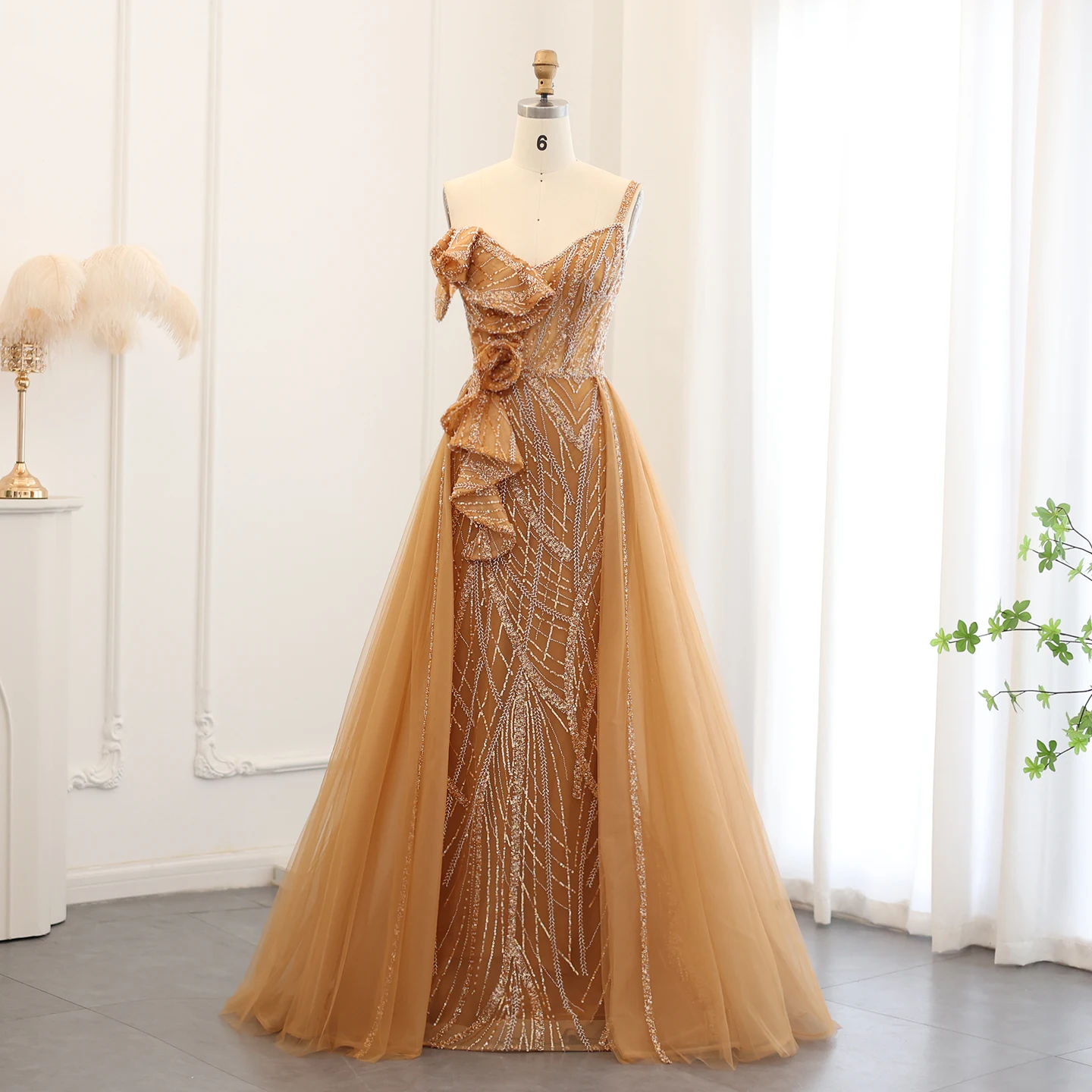 Jancember Elegant Spaghetti Straps Gold Yellow Mermaid Evening Dress With Overskirt Blue Gray Green Wedding Party Gowns Sz095
Jancember Elegant Spaghetti Straps Gold Yellow Mermaid Evening Dress With Overskirt Blue Gray Green Wedding Party Gowns Sz095