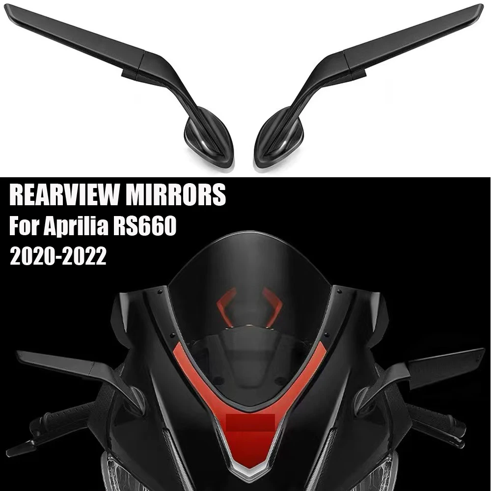 

2020 2021 2022 NEW Rear View Mirrors For Aprilia RS660 RS 660 Motorcycle Accessories Rearview Side Mirrors Rs660