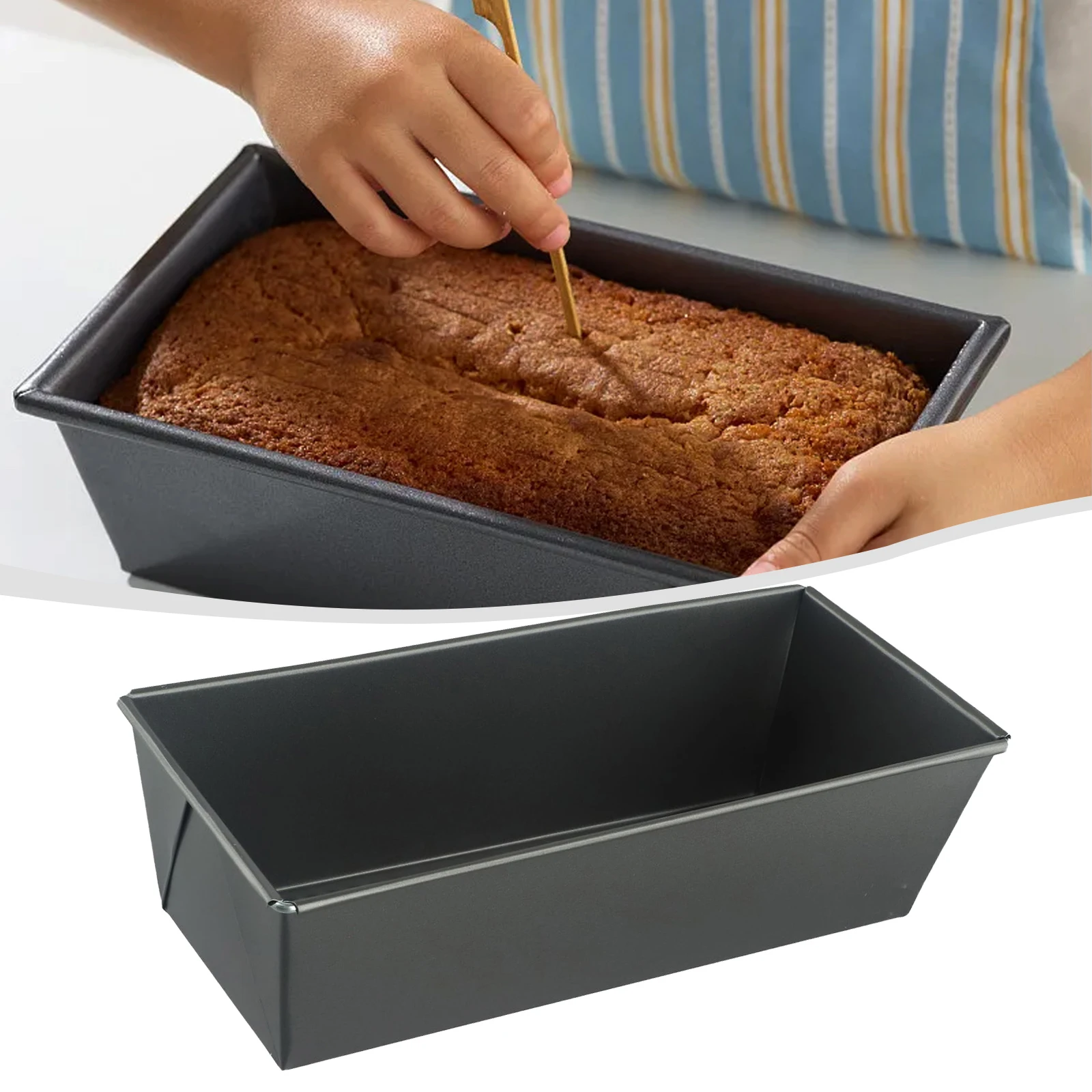Kitchen Bake Mold Home Rectangular Toast Mould Non-stick Cake Bread Loaf Pan- Tray Bakeware Baking Pan Baking Dishes Cake Mold
Kitchen Bake Mold Home Rectangular Toast Mould Non-stick Cake Bread Loaf Pan- Tray Bakeware Baking Pan Baking Dishes Cake Mold