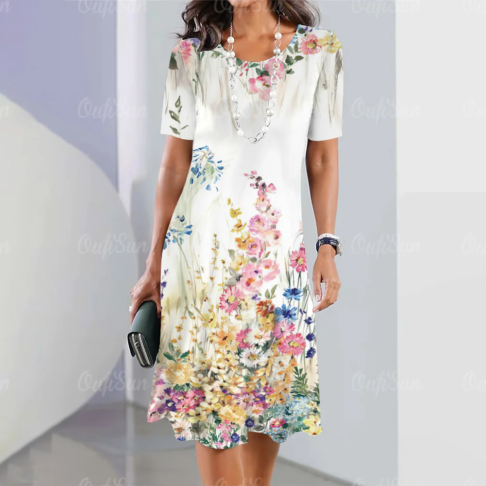 New Style Flower Print Women's Dresses Female Elegant Long Dresses 2024 Summer Women Clothing One-piece Dress Free Shipping
New Style Flower Print Women's Dresses Female Elegant Long Dresses 2024 Summer Women Clothing One-piece Dress Free Shipping
