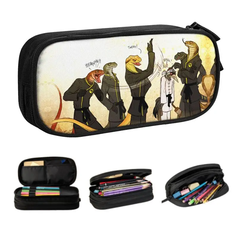 Custom Cobra Kai Cute Pencil Case Boy Girl Large Capacity Strike First Strike Hard Pencil Pouch School Supplies
Custom Cobra Kai Cute Pencil Case Boy Girl Large Capacity Strike First Strike Hard Pencil Pouch School Supplies