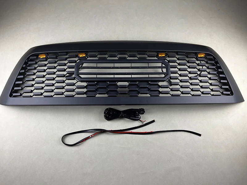 

Racing Grill Suitable for Toyota Sequoia Trd 2010 2011 2012 2013 2014 2015 2016 2017 2018 Abs Black Grille