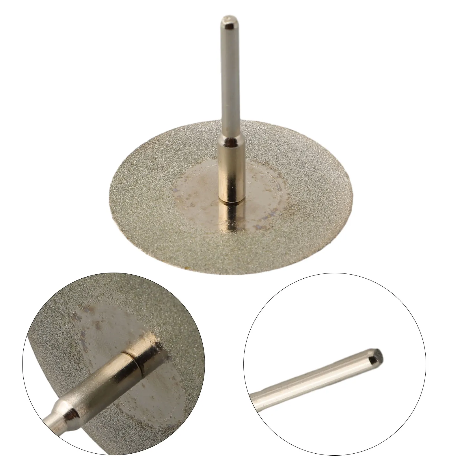 

Cutting Wheel Blade Grinding Disc Kits Wood Workshop Accessories Gem Jade Metal 2pcs 40/50/60mm Diamond Metal Set
