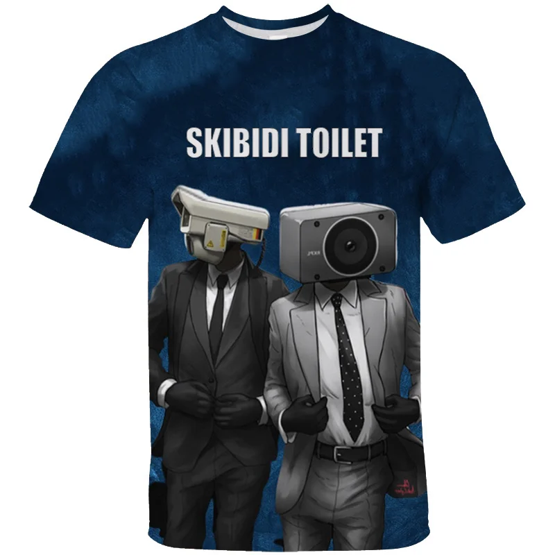 3D Funny Skibidi Toilet Printing T Shirt Cartoon Camera Graphic T-shirts For Men Kid Fashion Streetwear Short Sleeve Clothes Top
3D Funny Skibidi Toilet Printing T Shirt Cartoon Camera Graphic T-shirts For Men Kid Fashion Streetwear Short Sleeve Clothes Top