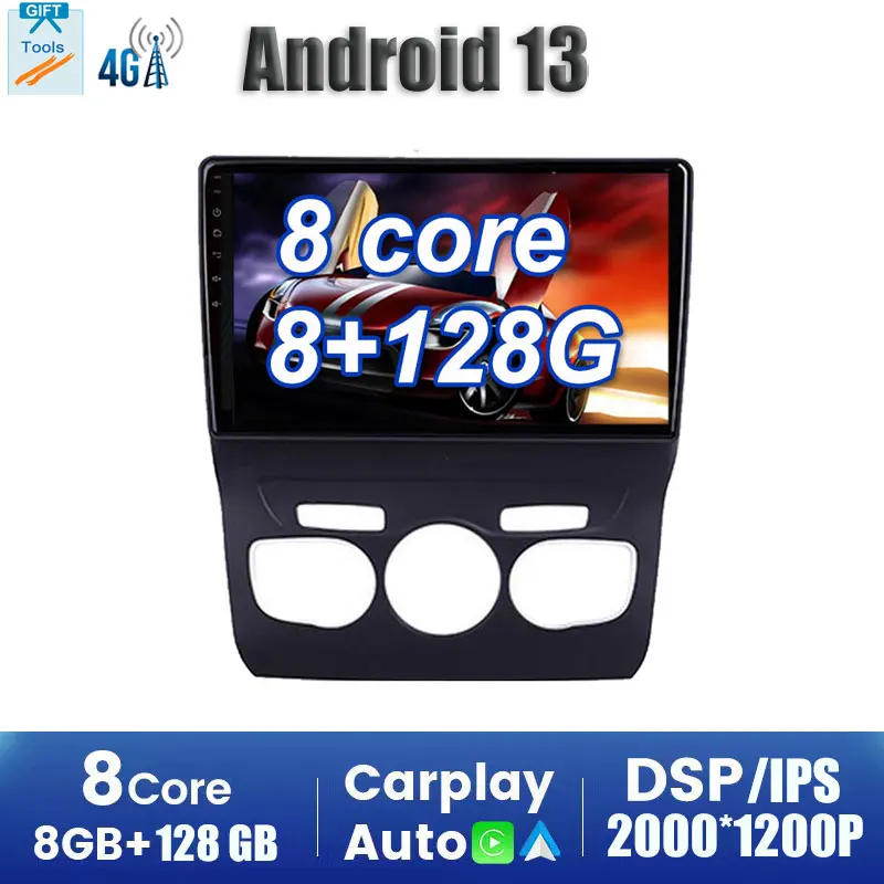 Android 13 Carplay Car Radio Multimedia Stereo Player WiFi GPS Navigation For Citroen C4 2 B7 2013 - 2016
Android 13 Carplay Car Radio Multimedia Stereo Player WiFi GPS Navigation For Citroen C4 2 B7 2013 - 2016