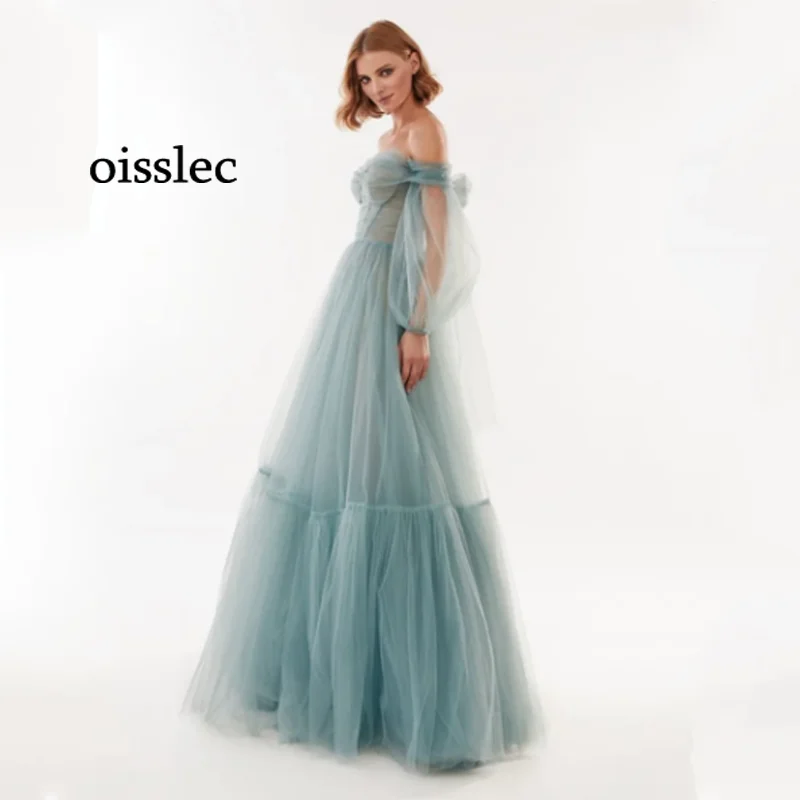 Oisslec Prom Dress Long Bubble Sleeves Wedding Dress OFF Shoulder Party Dress A Line Cocktail Dresses Lace up Luxury Gowns Tulle
Oisslec Prom Dress Long Bubble Sleeves Wedding Dress OFF Shoulder Party Dress A Line Cocktail Dresses Lace up Luxury Gowns Tulle