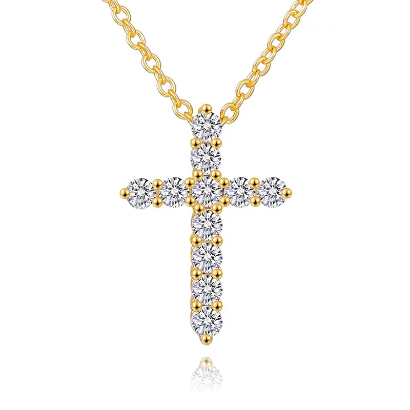 16YTQP0001-20 Lefei Exquisite Luxury Classic Moissanite 2mm Simple Cross Pendant Necklaces Women s925 Silver Party Jewelry Gift
16YTQP0001-20 Lefei Exquisite Luxury Classic Moissanite 2mm Simple Cross Pendant Necklaces Women s925 Silver Party Jewelry Gift