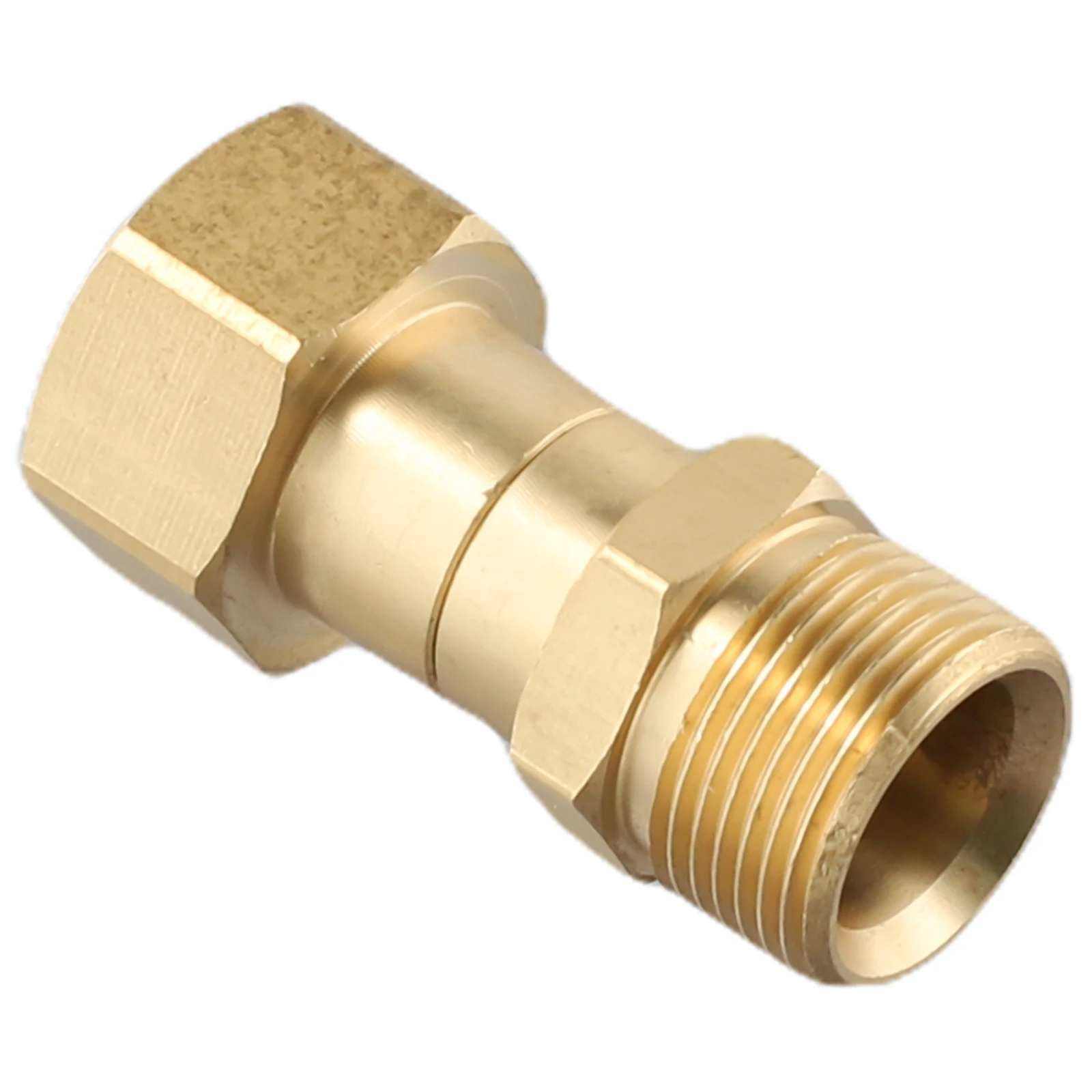 M22 14mm Thread Pressure Washer Swivel Joint Kink Free Connector Hose Fitting High Pressure Cleaner Accessories
M22 14mm Thread Pressure Washer Swivel Joint Kink Free Connector Hose Fitting High Pressure Cleaner Accessories