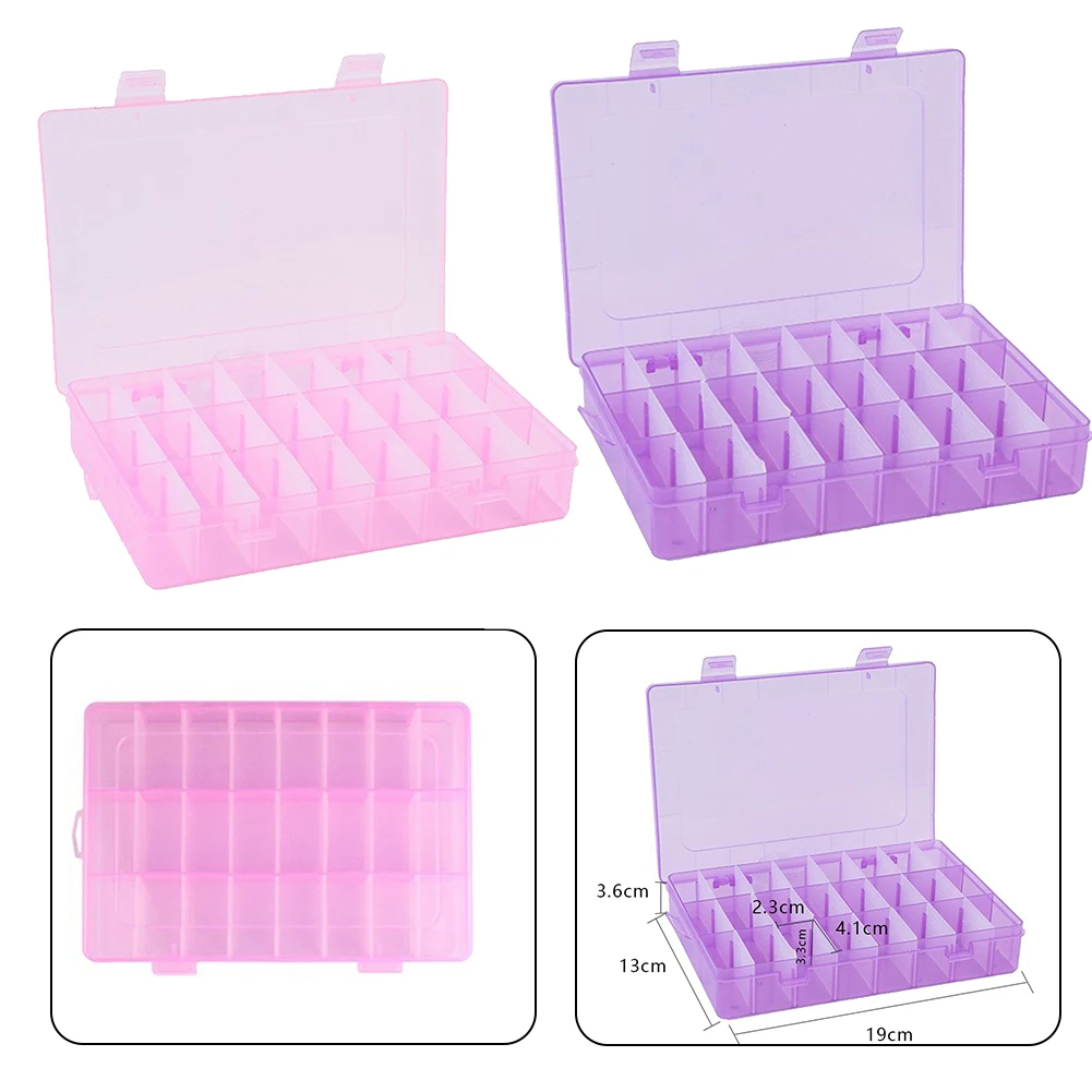 Plastic 24 Grids Compartment Storage Box Jewelry Earring Bead Screw Toy Holder Case Tool Sorting Box Display Organizer Container
Plastic 24 Grids Compartment Storage Box Jewelry Earring Bead Screw Toy Holder Case Tool Sorting Box Display Organizer Container