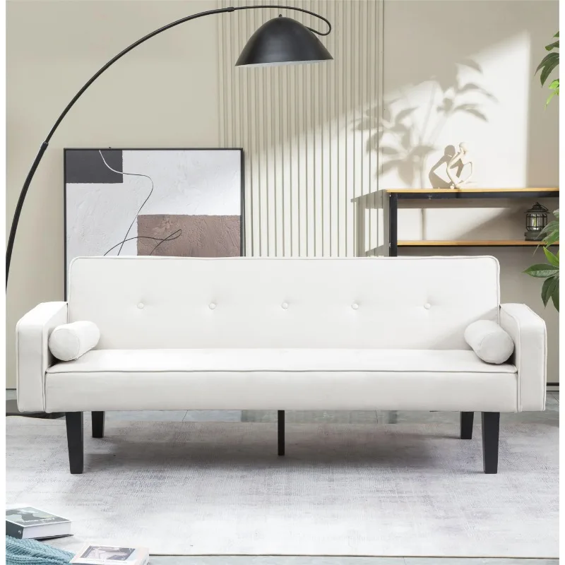 

Диван-футон современный, диван-трансформер складной с 2 подушками для гостиной