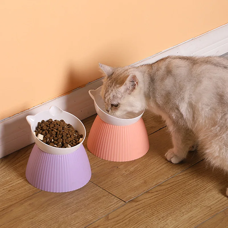 Pet Feeder Oblique Mouth Feeding Food Water Bowls Tilt High Bottom Neck Protector Anti-choking Cat Bowl Puppy Drinking Dish
Pet Feeder Oblique Mouth Feeding Food Water Bowls Tilt High Bottom Neck Protector Anti-choking Cat Bowl Puppy Drinking Dish