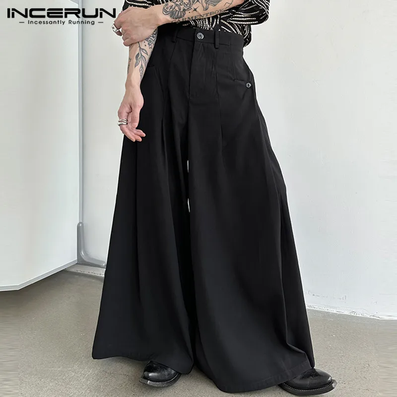 INCERUN 2023 Korean Style Mens Pantalons Solid Loose All-match Long Pants Streetwear Male Hot Sale Drape Wide Leg Trousers S-5XL
INCERUN 2023 Korean Style Mens Pantalons Solid Loose All-match Long Pants Streetwear Male Hot Sale Drape Wide Leg Trousers S-5XL
