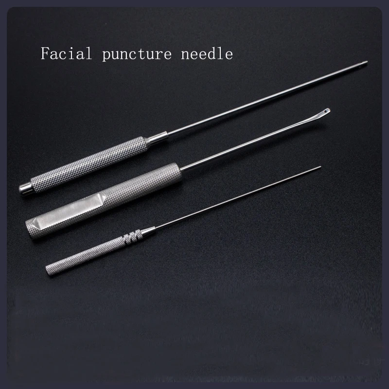 Facial guide needle puncture guide needle tissue drawing carving large V buried needle threading needle
Facial guide needle puncture guide needle tissue drawing carving large V buried needle threading needle