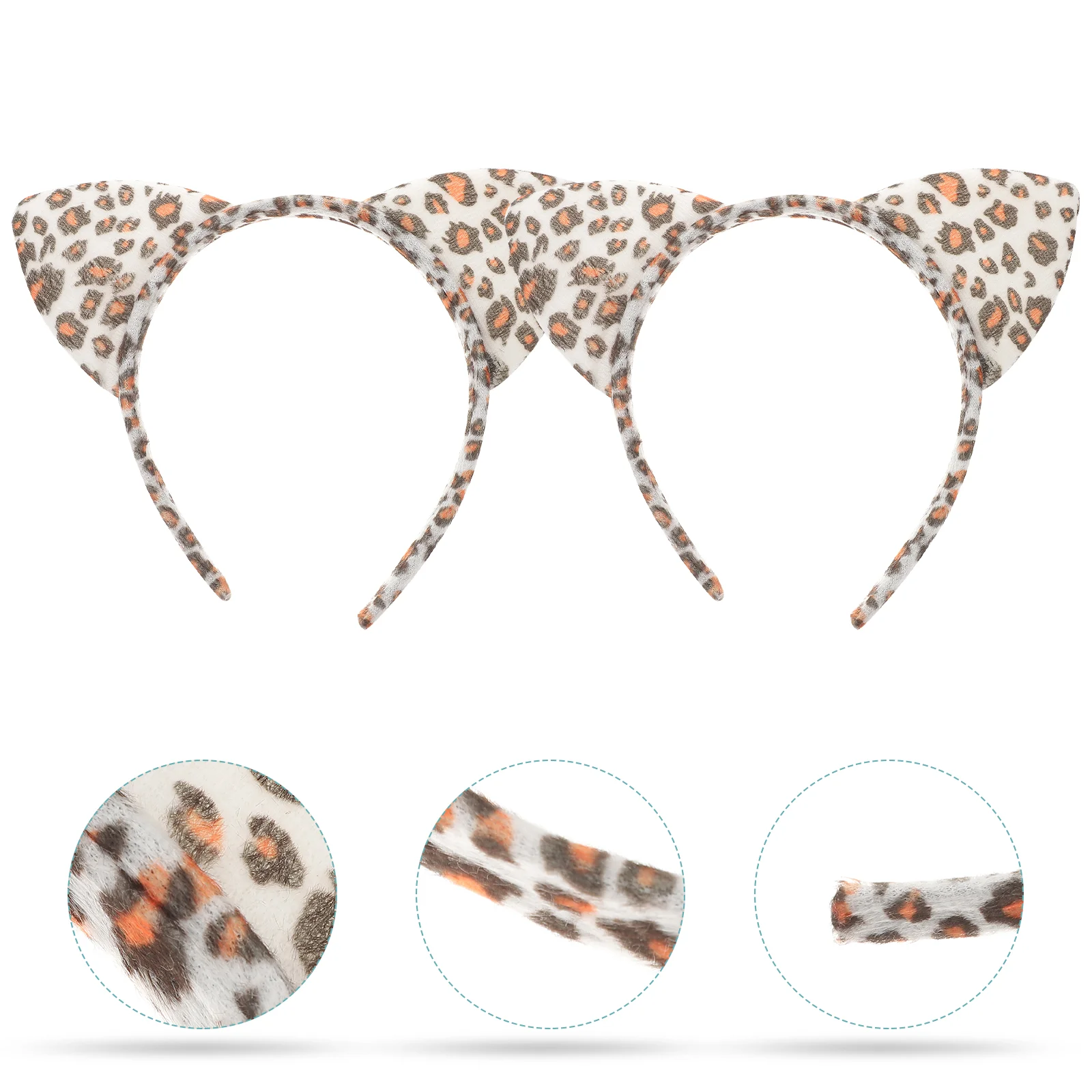 3 Pcs Animal Ear Headband Hair Bands Ears Hoops Leopard Print Accessories for Women Women's Headbands Flannel
3 Pcs Animal Ear Headband Hair Bands Ears Hoops Leopard Print Accessories for Women Women's Headbands Flannel