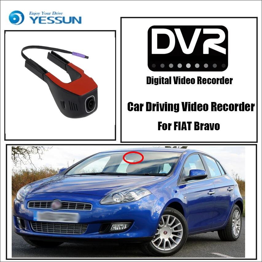 YESSUN for Fiat Bravo Novatek 96658 Registrator Dash Cam Car Mini DVR Driving Video Recorder Control APP Wifi Camera
YESSUN for Fiat Bravo Novatek 96658 Registrator Dash Cam Car Mini DVR Driving Video Recorder Control APP Wifi Camera