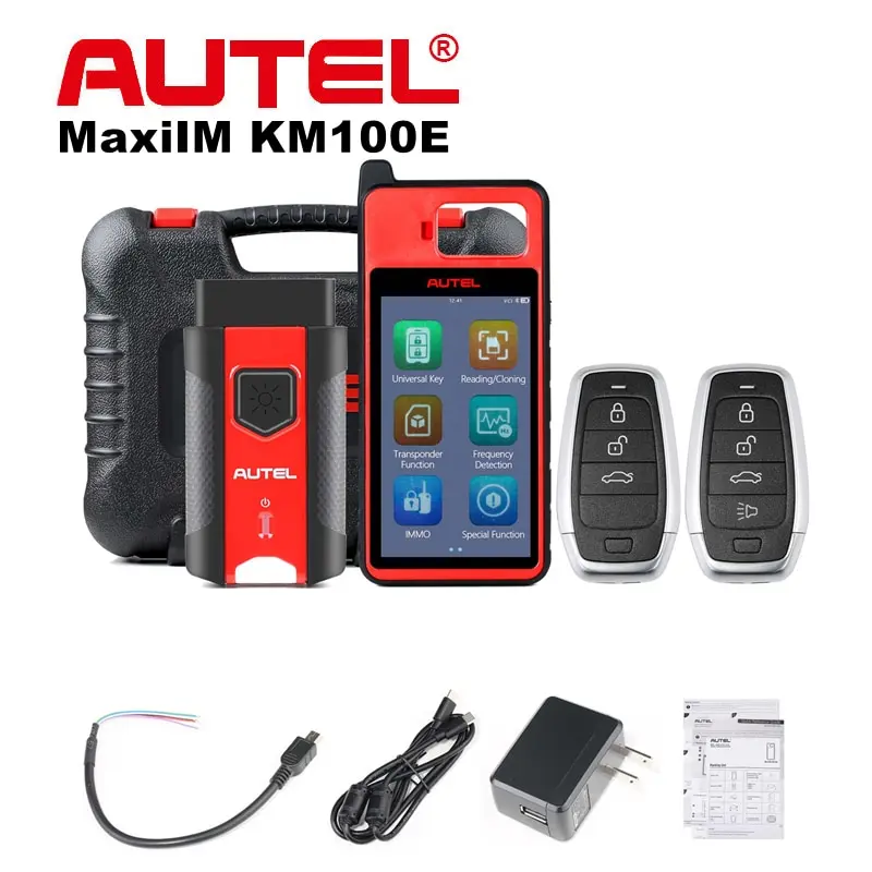 Новинка 2022, Универсальный генератор ключей Autel MaxiIM KM100, бесплатный обновленный онлайн-транспондер для чтения/записи/клонирования
Новинка 2022, Универсальный генератор ключей Autel MaxiIM KM100, бесплатный обновленный онлайн-транспондер для чтения/записи/клонирования