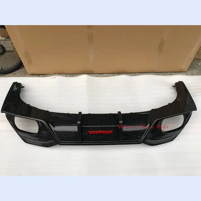 for Bmw 8 Series 840i 4-door High Quality Dry Carbon Rear Diffuser Lip with Tail Pipes Car Styling Car Body Kit 2019 for Bmw 8 Series 840i 4-door High Quality Dry Carbon Rear Diffuser Lip with Tail Pipes Car Styling Car Body Kit 2019