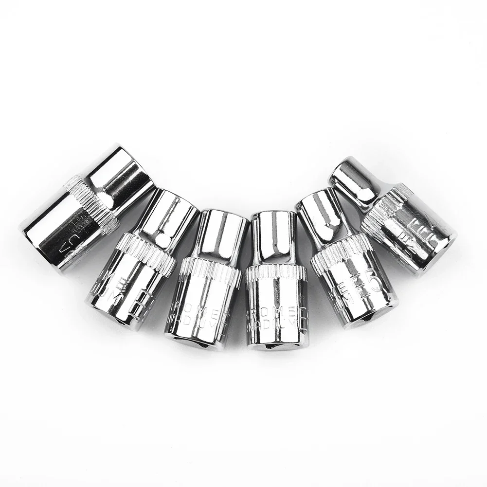 Silver Drive Sockets Steel Star Supplies Workshop Wrenches 1/4 Inch Bit E4 E5 E6 E7 E8 E10 Female High Quality
Silver Drive Sockets Steel Star Supplies Workshop Wrenches 1/4 Inch Bit E4 E5 E6 E7 E8 E10 Female High Quality