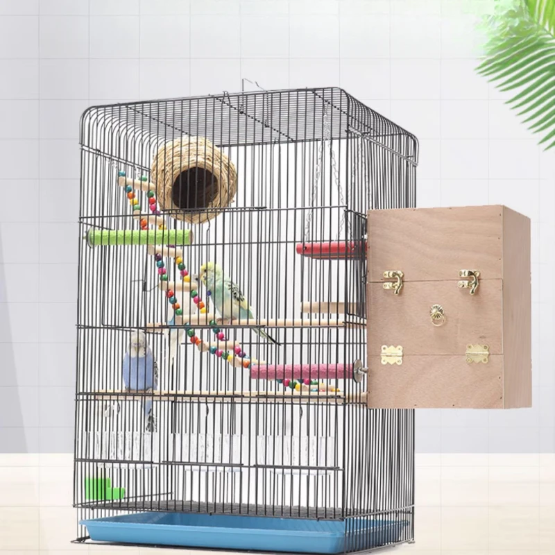 

Carrier Feeder Rabbit Bird Cage Parrot Habitat Aviary Canary Bird Cage Budgie Breeding Oiseaux Accessoires Pet Products RR50BC