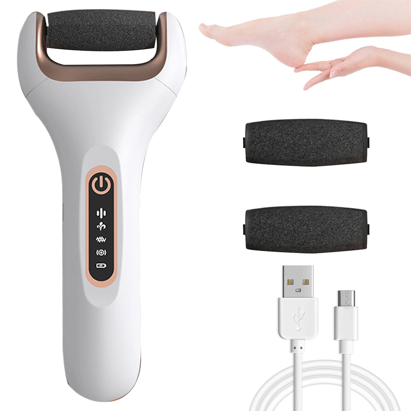 Electric Foot File Grinder USB Recharge Waterproof Pedicure Tool Foot Care Tool for Hard Cracked Clean
Electric Foot File Grinder USB Recharge Waterproof Pedicure Tool Foot Care Tool for Hard Cracked Clean