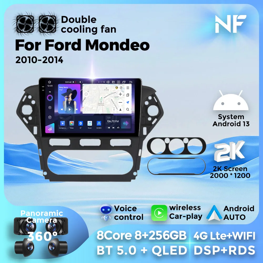 10 дюймов Android 13 4G Lte + WIFI GPS-навигация для Ford Mondeo 2010-2014 автомобильное радио мультимедийный видеоплеер Carplay Авторадио
10 дюймов Android 13 4G Lte + WIFI GPS-навигация для Ford Mondeo 2010-2014 автомобильное радио мультимедийный видеоплеер Carplay Авторадио