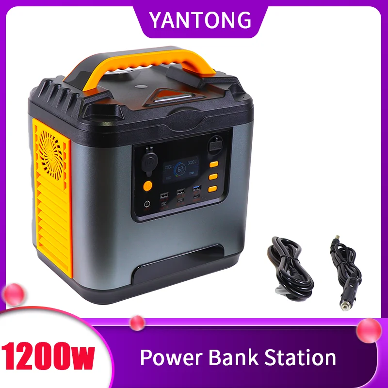 

2000W/1200W/500W Portable Power Station Solar Generator External Battery 220V Energy Storage Supply Outdoor Camping Power Bank