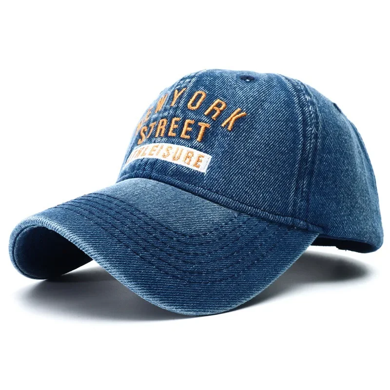 High Quality Washed Denim Hat Baseball Cap Gorra New York Embroidery Snapback Hat Unisex Vinatge Dad Hats for Women Men 2024
High Quality Washed Denim Hat Baseball Cap Gorra New York Embroidery Snapback Hat Unisex Vinatge Dad Hats for Women Men 2024
