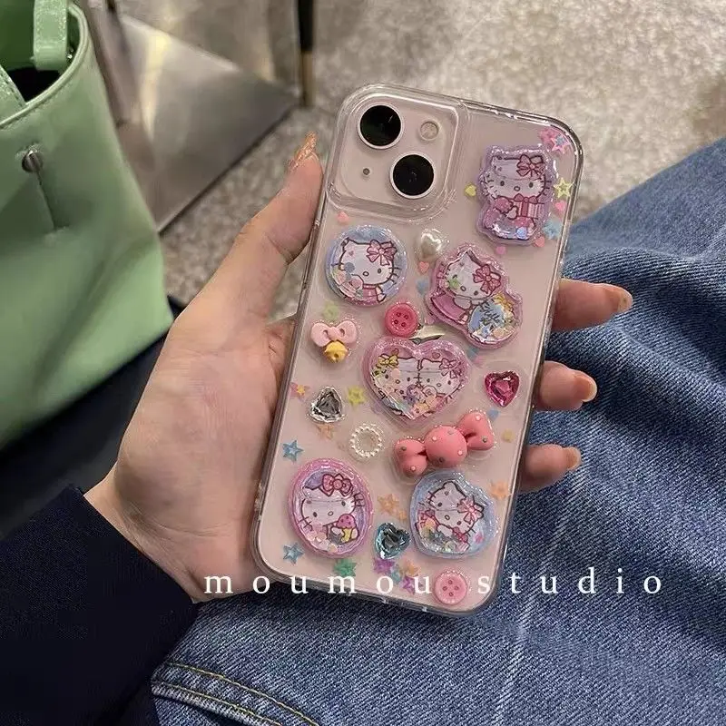 Hellokittys Cute Anime Sanrio Mobile Phone Shell Kawaii Cartoon Sweet Suitable for Iphone13 Protective Shell Halloween Girl Gift
Hellokittys Cute Anime Sanrio Mobile Phone Shell Kawaii Cartoon Sweet Suitable for Iphone13 Protective Shell Halloween Girl Gift