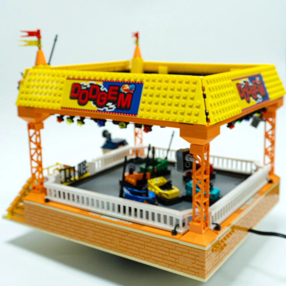 Creative Amusement Park: Bumper Car Building Blocks Set, Urban Street View Assembly, Building Blocks, Children's Toys 1099pcs Creative Amusement Park: Bumper Car Building Blocks Set, Urban Street View Assembly, Building Blocks, Children's Toys 1099pcs