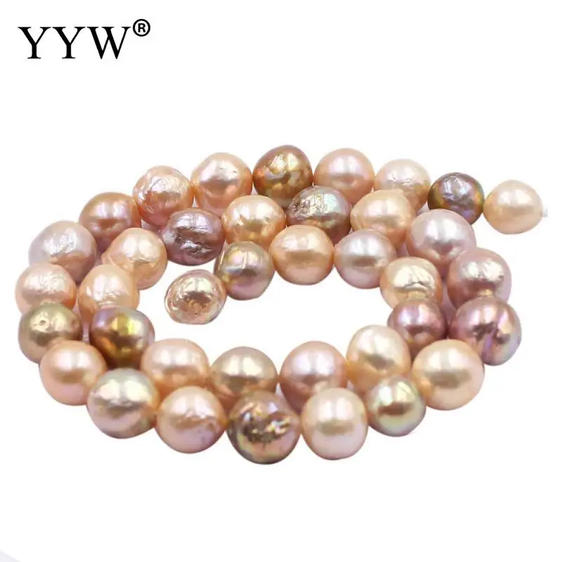 

Wholesale Cultured Baroque Freshwater Pearl Beads 9-11mm Multi-colours Loose Pearls Strings Jewelry Making DIY Necklace Bracelet
