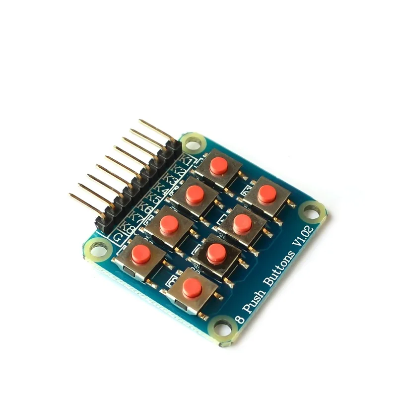 

2x4 Keypad 4x2 Keypad 8 Push Buttons V1.00 Key Board Matrix Keyboard Button For AVR PIC 2*4 Module AVR PIC For Arduino