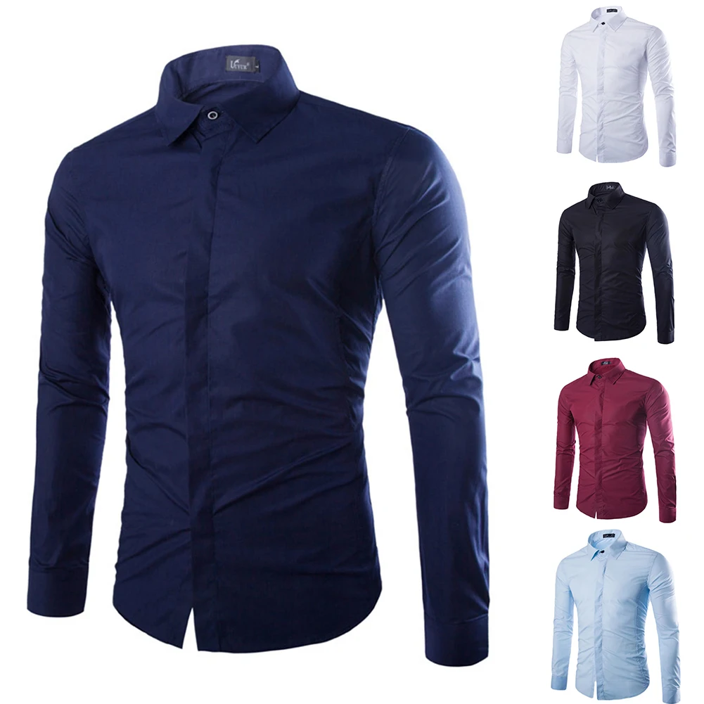 Mens Solid Color Shirt Casual Long Sleeve Top Button Blouse Lapel Shirt Slight Stretch Shirts Autumn 2023 New Men Clothing
Mens Solid Color Shirt Casual Long Sleeve Top Button Blouse Lapel Shirt Slight Stretch Shirts Autumn 2023 New Men Clothing