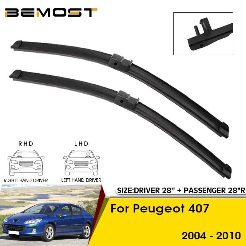 Car Wiper Blades For Peugeot 407 2004-2010 Windshield Windscreen Front Window Blades 28"+28"R Car Accessories
Car Wiper Blades For Peugeot 407 2004-2010 Windshield Windscreen Front Window Blades 28"+28"R Car Accessories