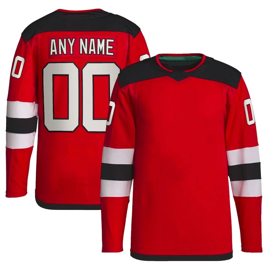 

Customize New Jersey Hockey Jerseys America Ice Hockey Jersey Personalized Name Any Number All Stitched Sweater US Size S-6XL