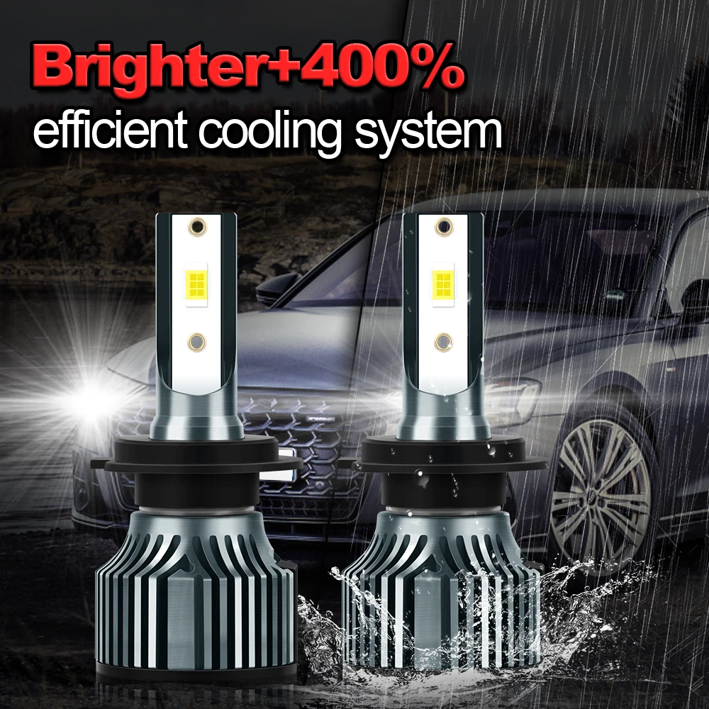 26000LM 120W LED Headlight 3570 CSP Chip Auto Lamps 6000K White H4 H7 H1 H13 Car Headlamps 9005 HB3 9006 HB4 H11 Fog Lights
26000LM 120W LED Headlight 3570 CSP Chip Auto Lamps 6000K White H4 H7 H1 H13 Car Headlamps 9005 HB3 9006 HB4 H11 Fog Lights