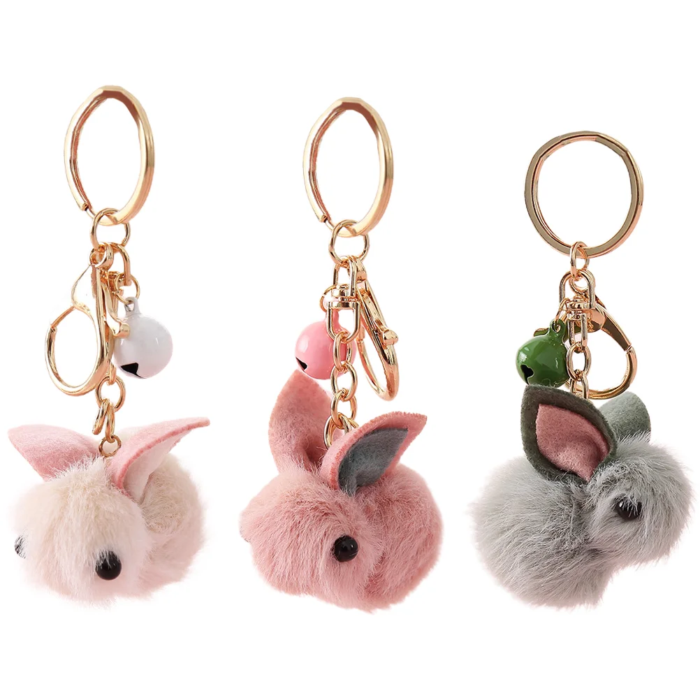 3Pcs Lovely Rabbit Keychain Cartoon Bunny Bag Pendant Plush Rabbit Keyring Key Holder Car Hanging Ornament for Kids Gift
3Pcs Lovely Rabbit Keychain Cartoon Bunny Bag Pendant Plush Rabbit Keyring Key Holder Car Hanging Ornament for Kids Gift