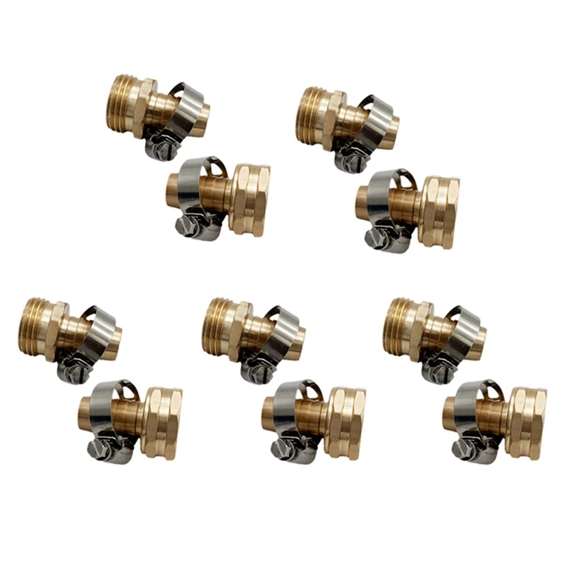 10Set Garden Hose Connector Garden Hose Mender 5-Point Water Pipe Repair Repair Joint Water Pipe Repair Tool 5/8 Inch
10Set Garden Hose Connector Garden Hose Mender 5-Point Water Pipe Repair Repair Joint Water Pipe Repair Tool 5/8 Inch