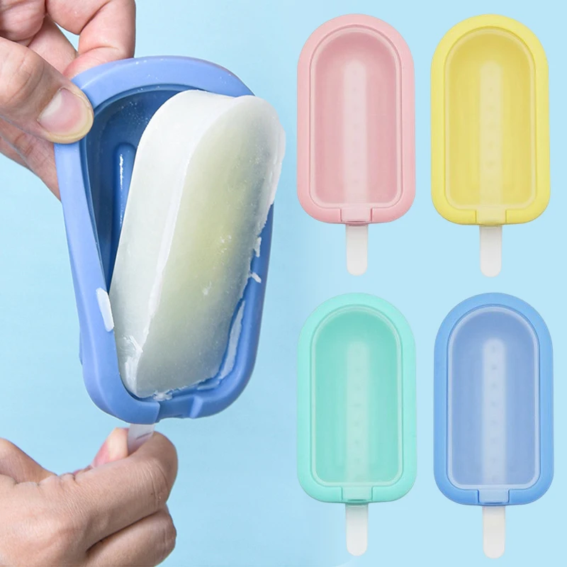 Summer DIY Silicone Ice Cream Makers Mold With PP Cover And Stickers Kitchen Dining Bar Ice Cream Mould Kitchen Tools & Gadgets
Summer DIY Silicone Ice Cream Makers Mold With PP Cover And Stickers Kitchen Dining Bar Ice Cream Mould Kitchen Tools & Gadgets