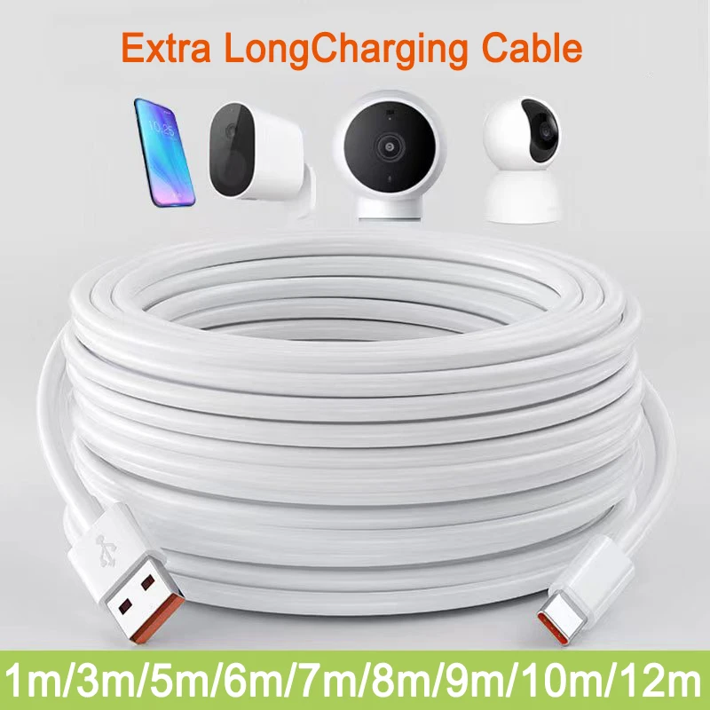 

TYPE-C Micro USB Charging Cable Cord For Android Smart Phone 1m/2m/3m/5m/6m/8m/10m/12m Data Cable Cord Fast Charger Cable